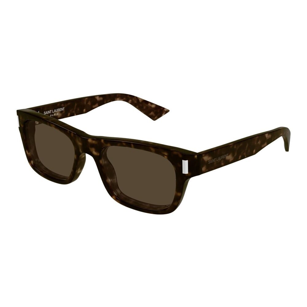 NWT Yves Saint Laurent SL 83 Havana Brown 53mm Sunglasses